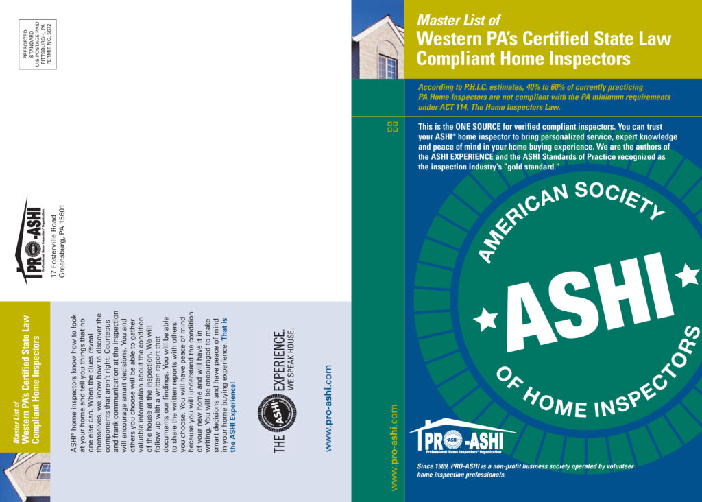 PRO-ASHI brochure front and back cover